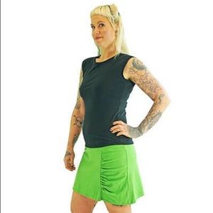Sustainable hemp organic cotton mini skirt